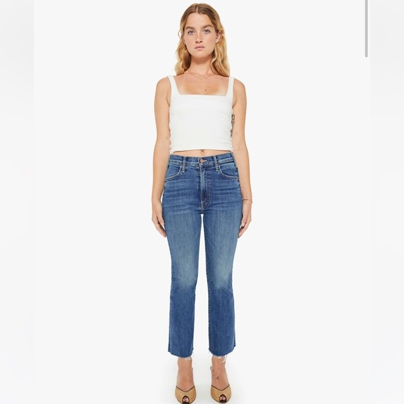 MOTHER LIL’ Hustler Ankle Fray Size 23 NWT - Picture 1 of 15